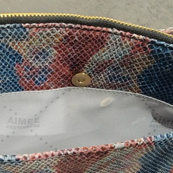 Aimee Kestenberg Snakeskin Print Crossbody Purse - Picture 5 of 8